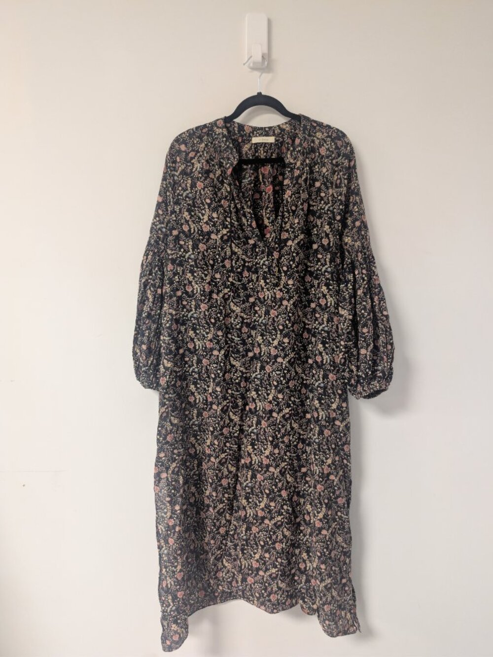 Doen Jardin Boho Floral Relaxed Fit Dress *missing belt - Picture 7 of 14